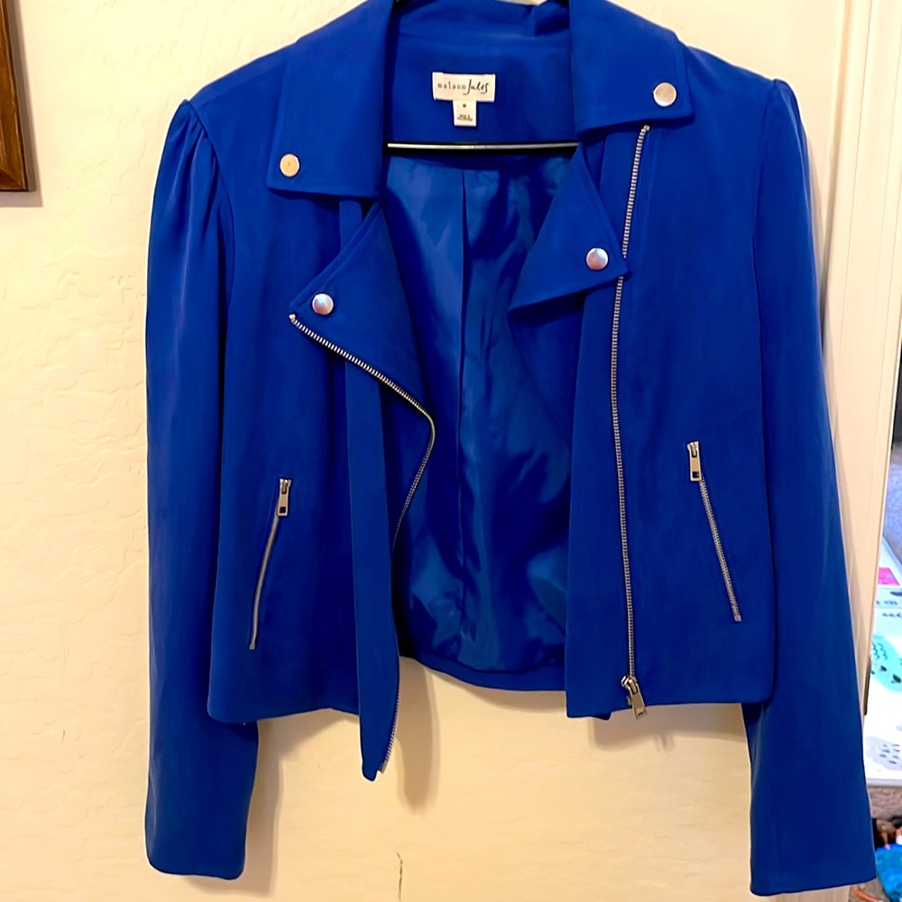 Royal blue jacket